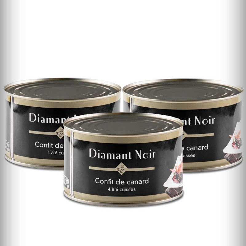 Pachet pulpe de rata confit, 3 x Diamant Noir 1350 g