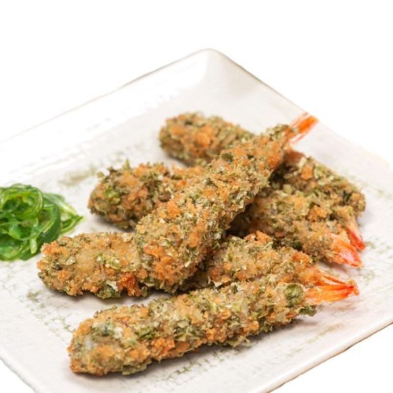 CREVEȚI TORPEDO CU ALGE WAKAME - 800 gr.