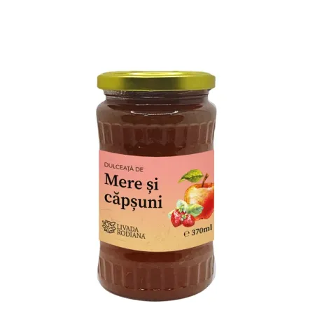 DULCEATA DE MERE SI CAPSUNI 370 ML