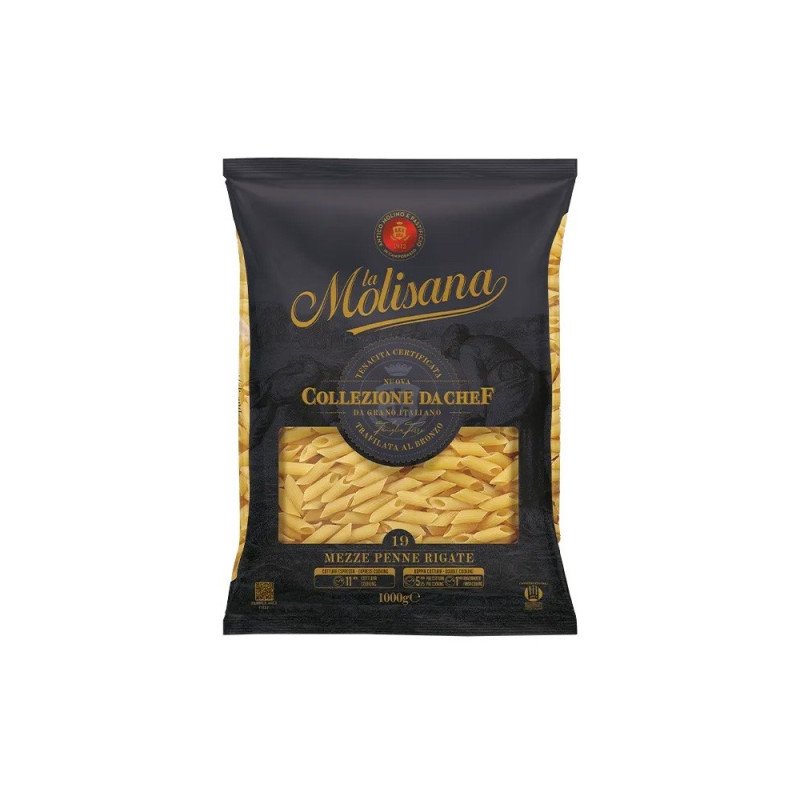 Penne Rigate No20 Molisana Italia 1kg - Collezione Da Chef